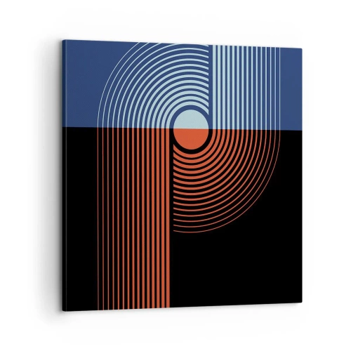 Obraz na plátně - V geometrickém objetí - 60x60 cm