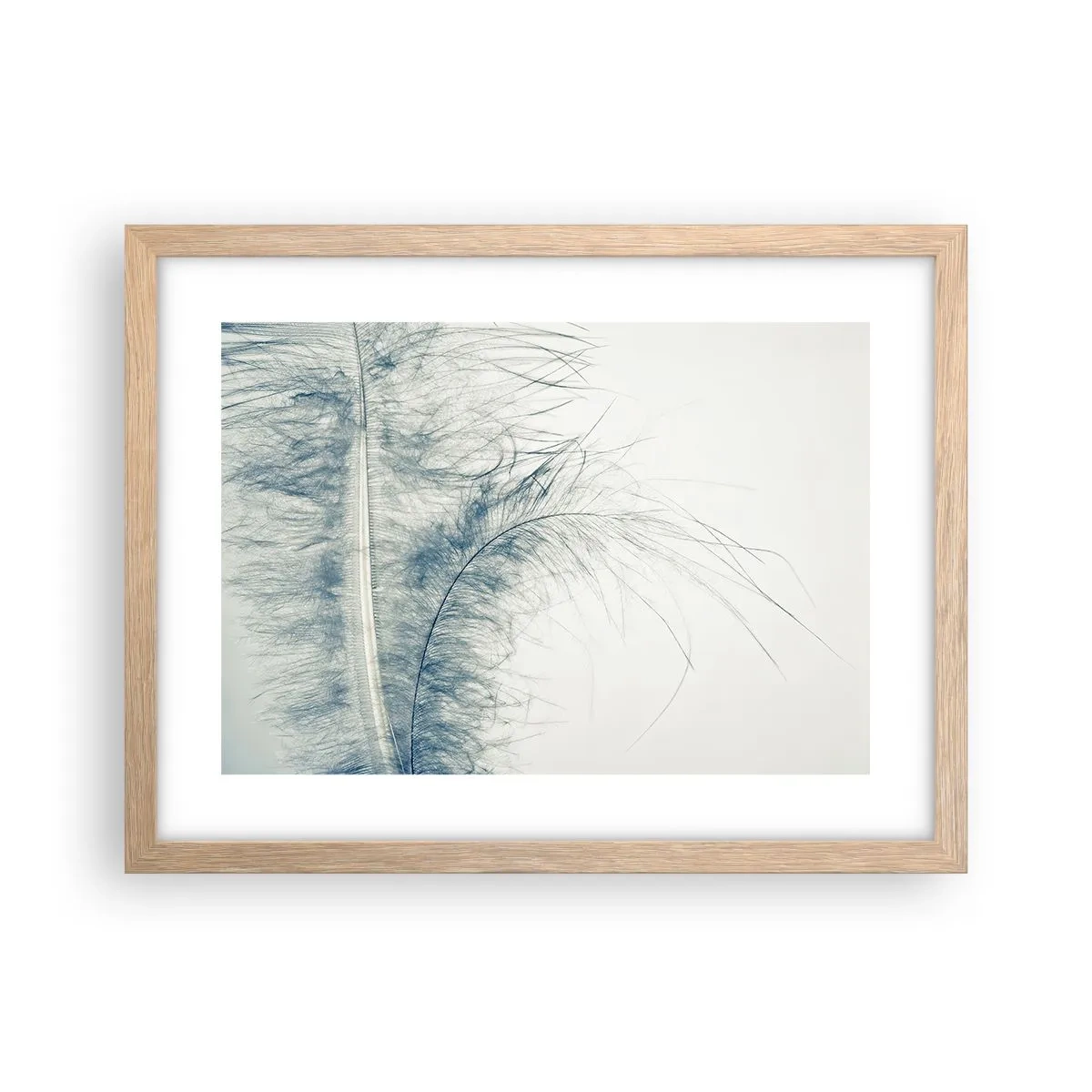 Plakát v rámu světlý dub - Šepot přírody - 40x30 cm