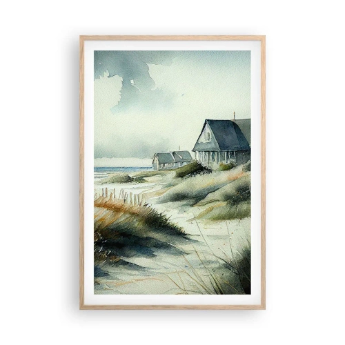 Plakát v rámu světlý dub - Daleko od shonu - 61x91 cm