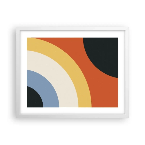 Plakát v bílém rámu - K sobě samému - 50x40 cm