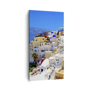 Obraz na plátně - Sen o řeckém létě - 55x100 cm