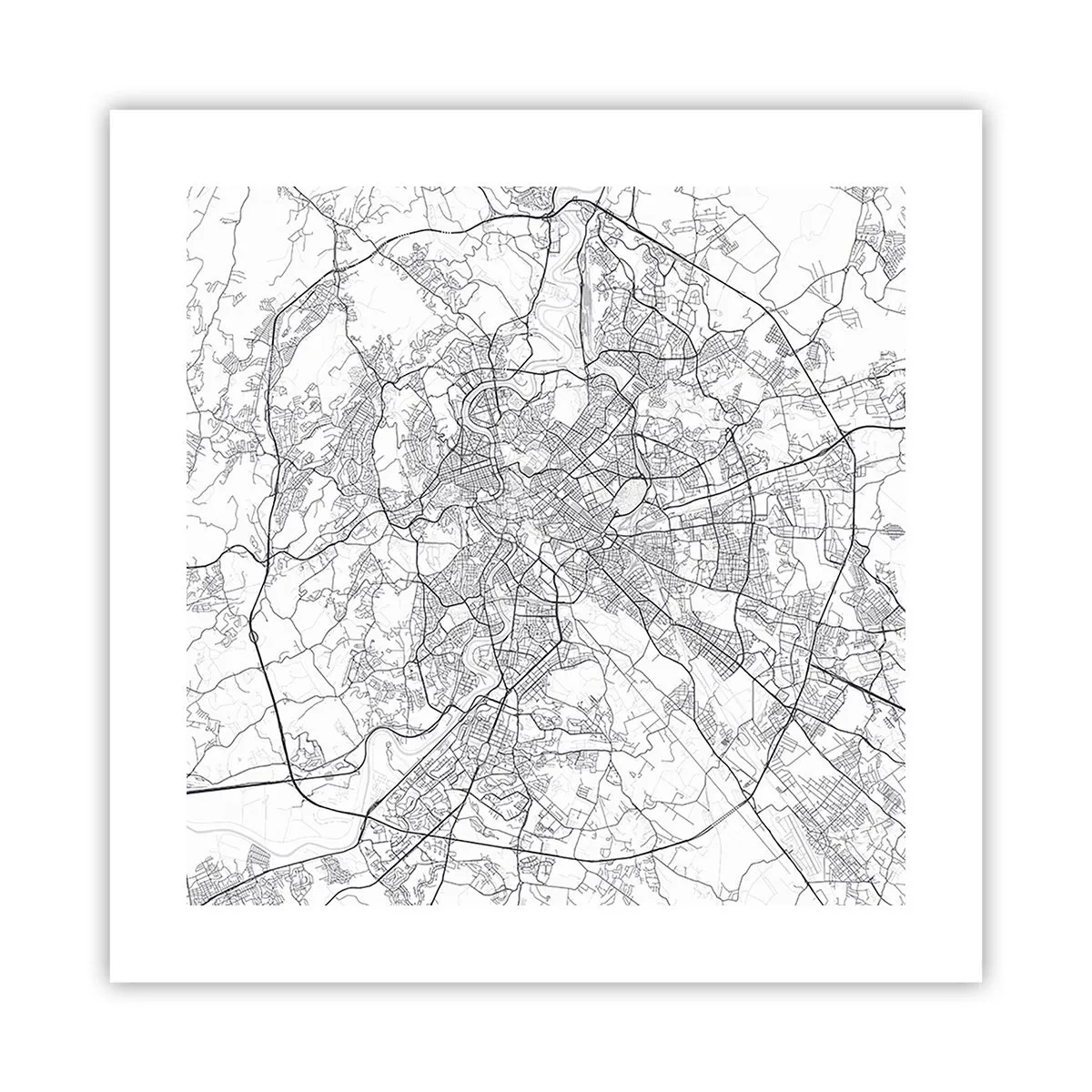 Plakát - Římský kruh - 40x40 cm