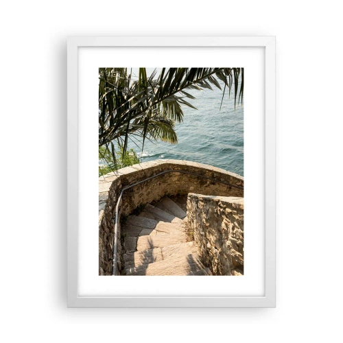 Plakát v bílém rámu - Pod italským sluncem - 30x40 cm