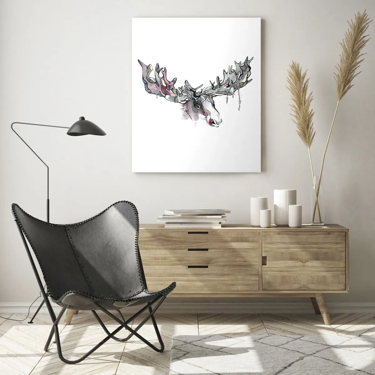 Obraz na skle - Koruna lesního krále - 50x70 cm