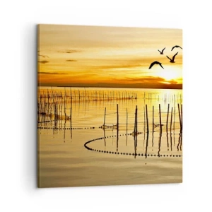 Obraz na plátně - Na rybolovu - 60x60 cm