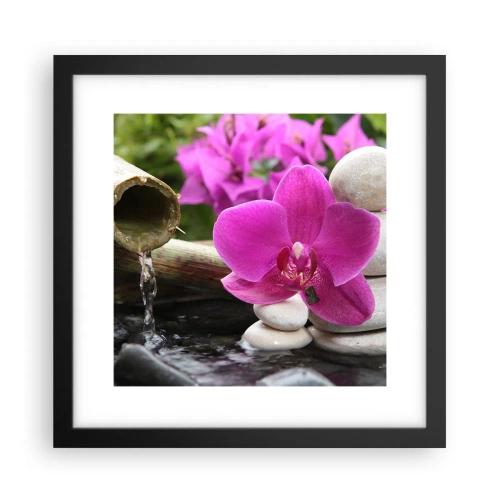 Plakát v černém rámu - Už odpočíváš - 30x30 cm