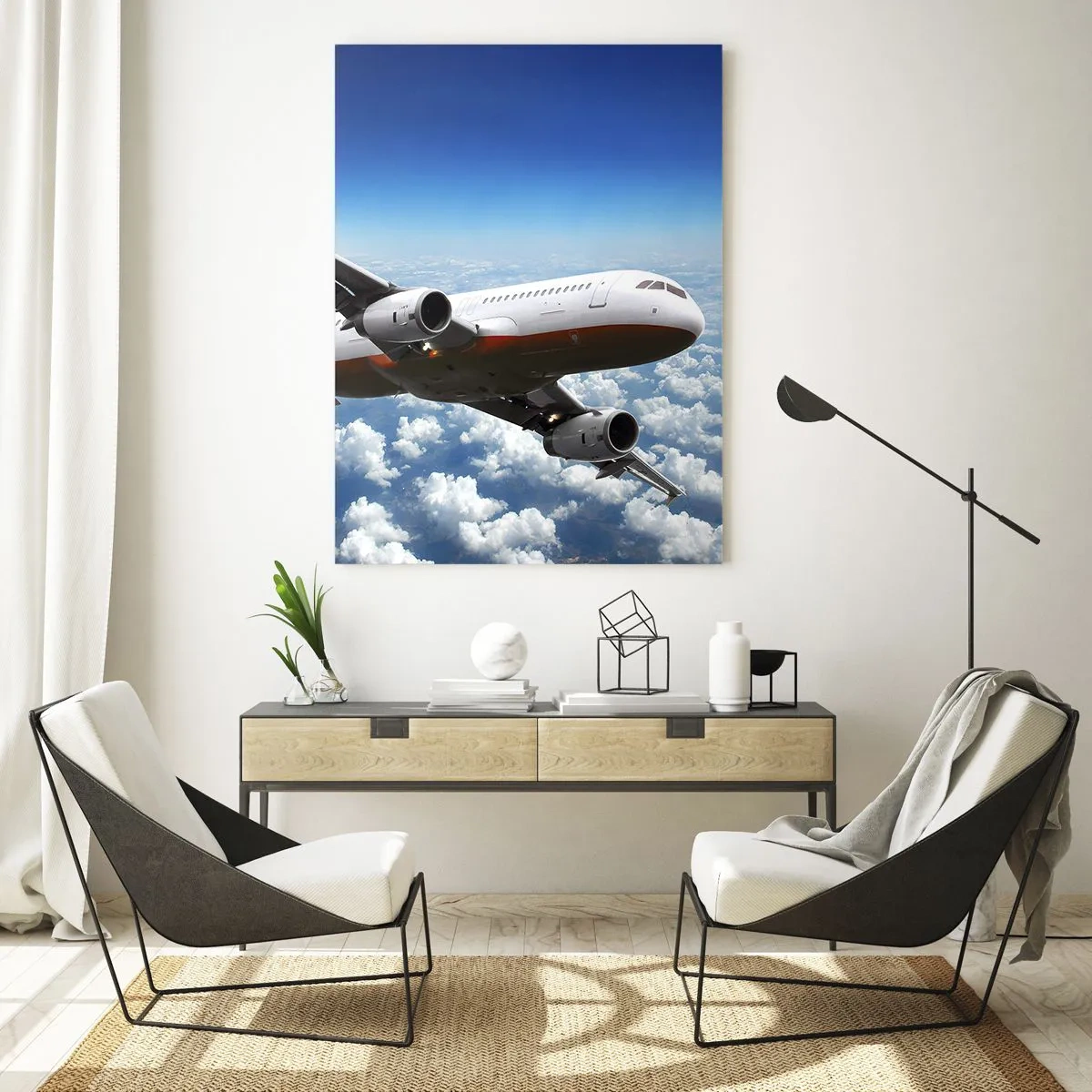 Obraz na skle - Odtrhni se od toho všeho - 50x70 cm