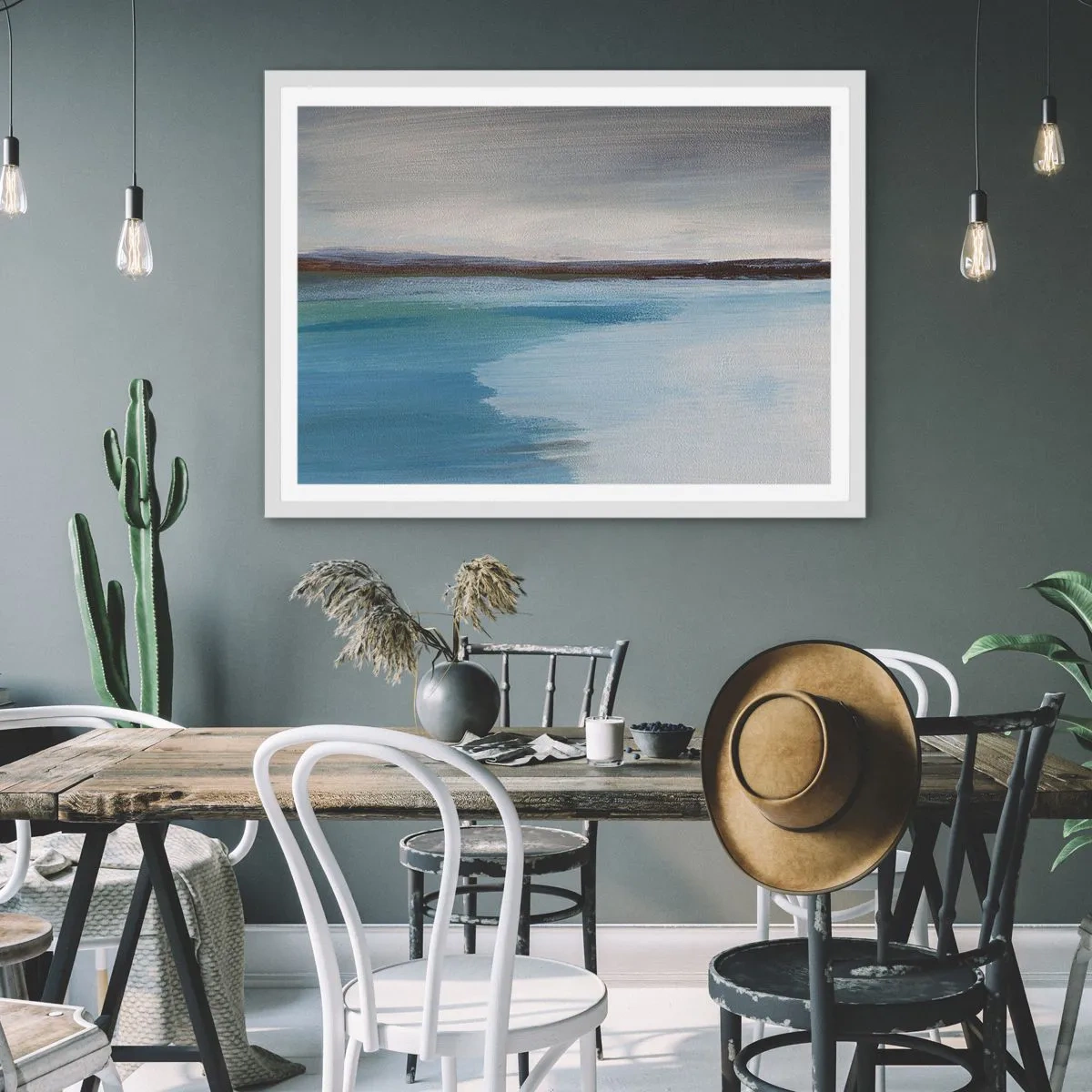 Plakát v bílém rámu - Horizontální krajina - 91x61 cm