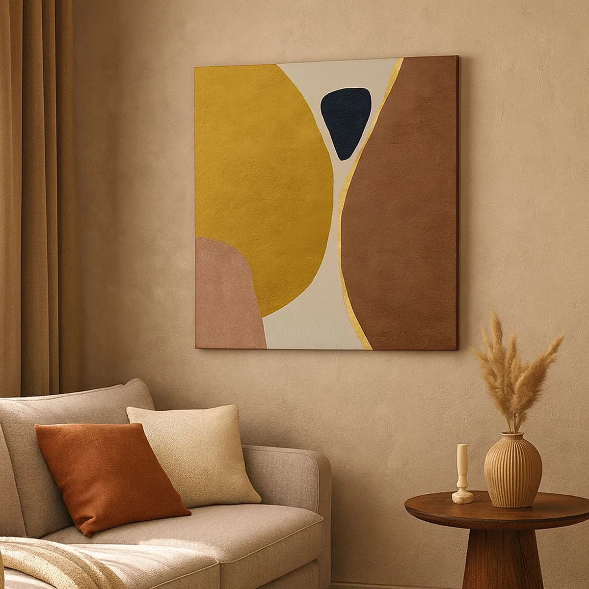 Obraz na plátně - Abstrakce – místo v prostoru - 30x30 cm