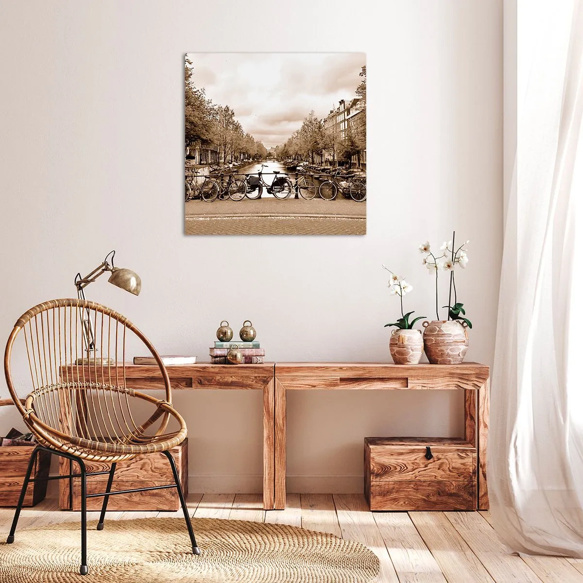 Obraz na plátně - Nizozemské klima - 60x60 cm