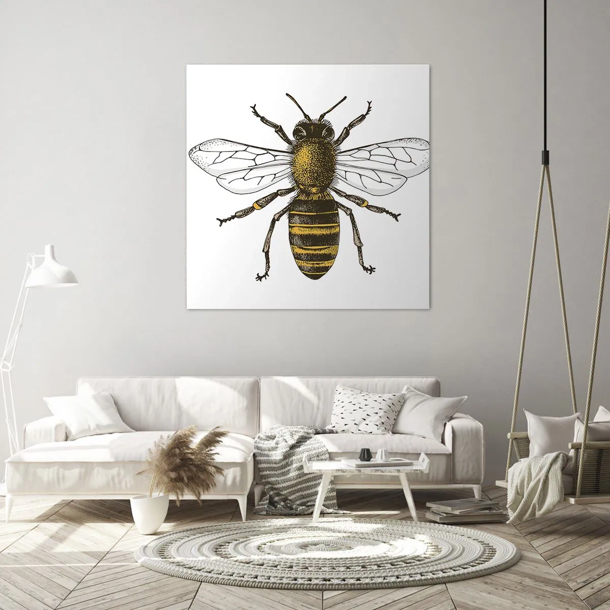 Obraz na plátně - Krásná a dobrá - 50x50 cm