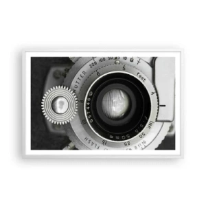 Plakát v bílém rámu - Příběh o Hollywoodu - 91x61 cm