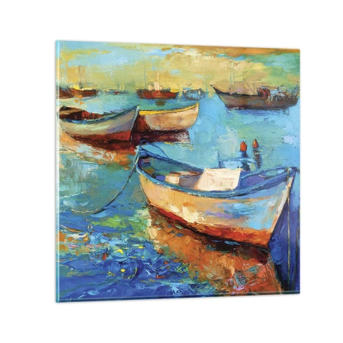 Obraz na skle - V jižním zálivu - 30x30 cm