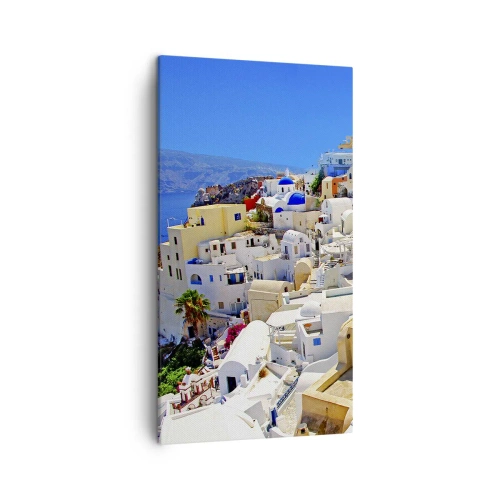 Obraz na plátně - Sen o řeckém létě - 45x80 cm