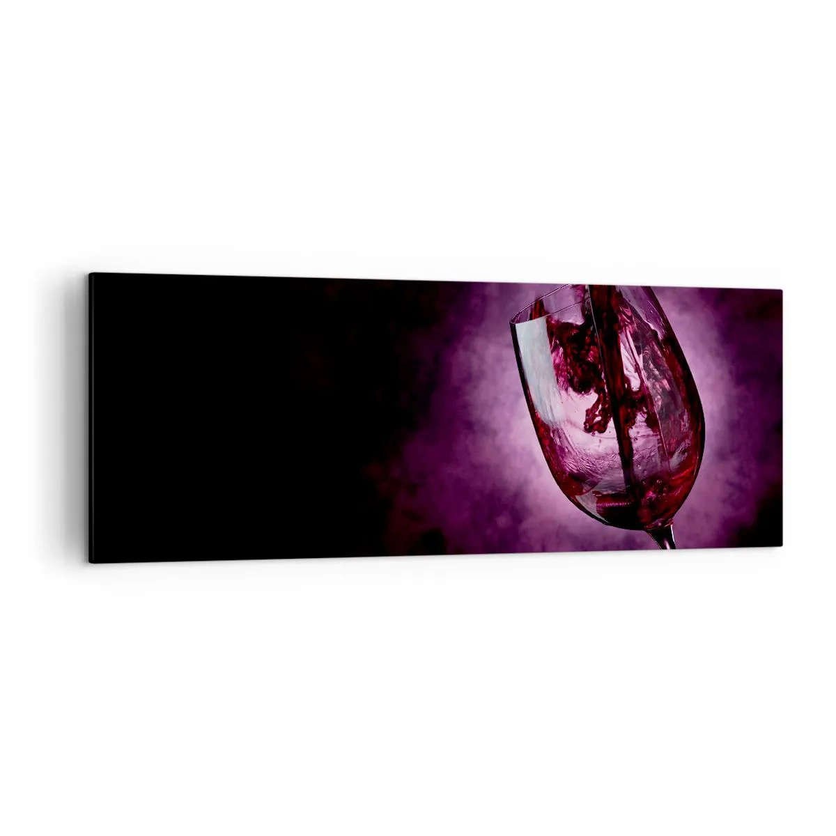 Obraz na plátně - Šarlatová? Karmín? Ne, rubín. - 140x50 cm