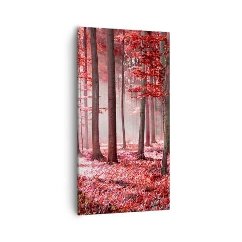 Obraz na plátně - Červená je stejně krásná - 55x100 cm
