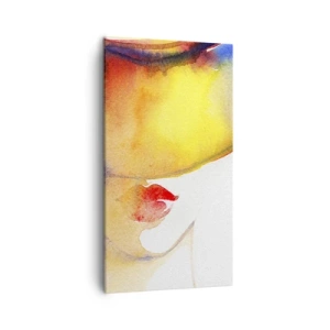 Obraz na plátně - Portrét dámy    - 45x80 cm