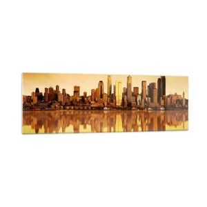 Obraz na skle - Ticho metropole - 160x50 cm