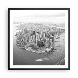 Plakát v černém rámu - Jak nemilovat? - 60x60 cm