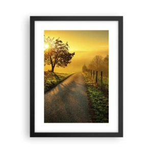 Plakát v černém rámu - Medové odpoledne - 30x40 cm