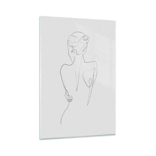 Obraz na skle - Hudba těla - 80x120 cm