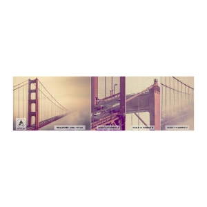 Vzor Fototapety Premium Canvas - Mezi nebem a zemí - Krajina, Architektura, San Francisco - 100x30 cm