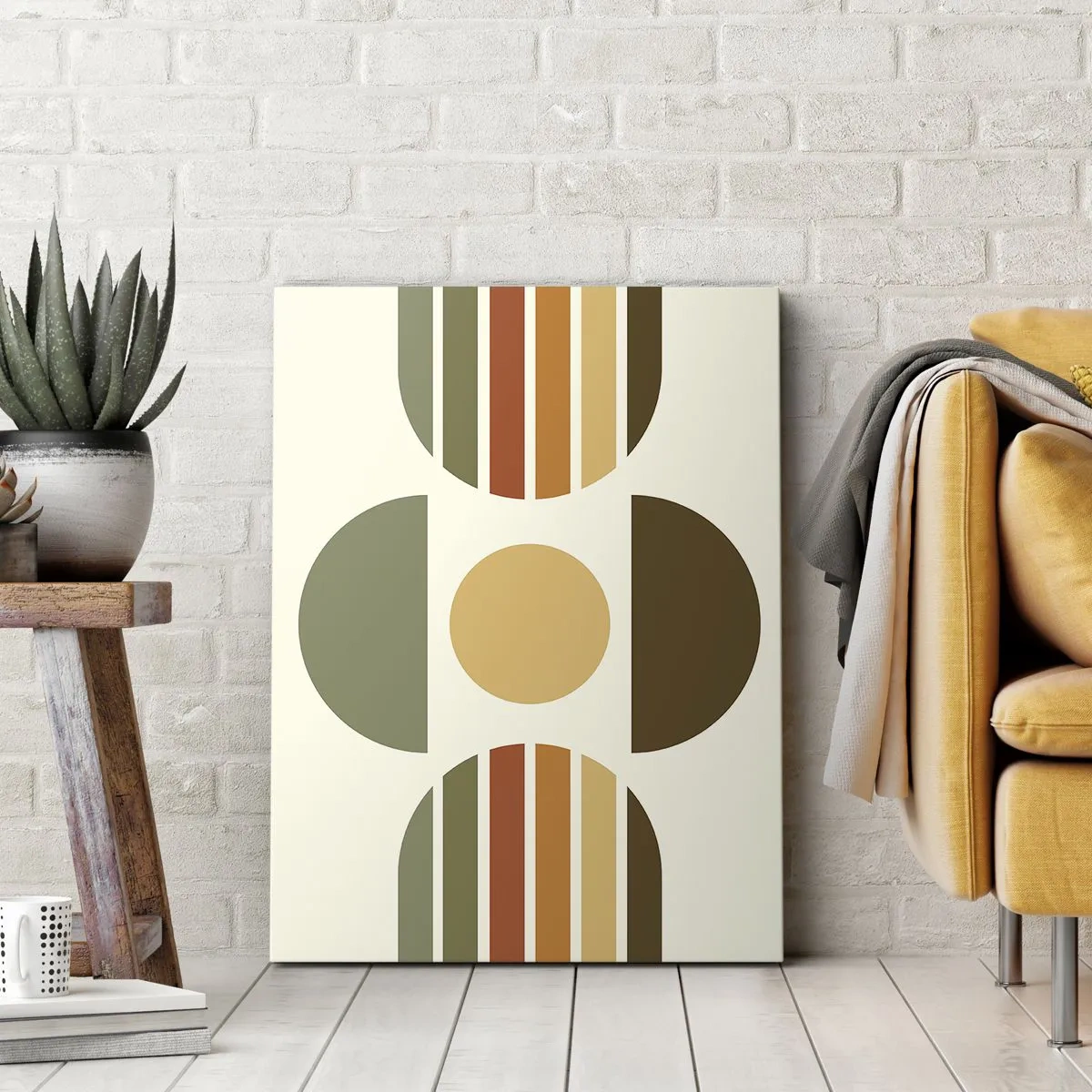 Obraz na plátně - V barvách země - 65x120 cm