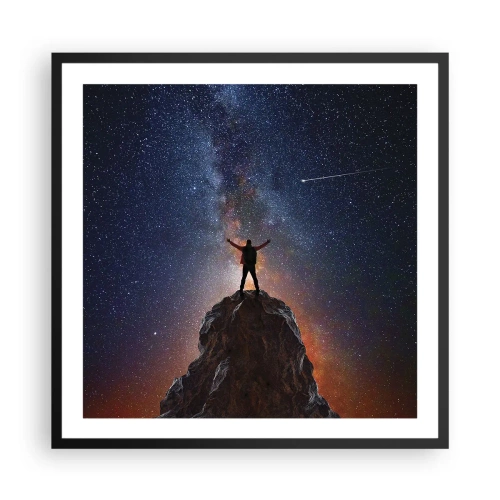 Plakát v černém rámu - Síla je se mnou! - 60x60 cm