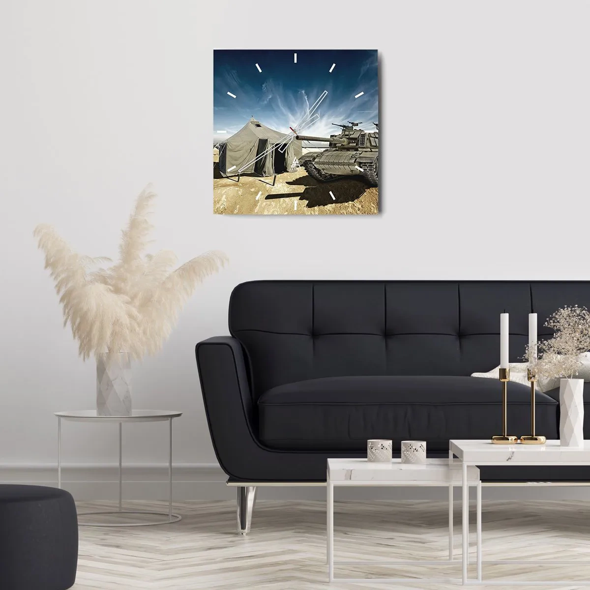 Nástěnné hodiny - Militantní sen - 30x30 cm