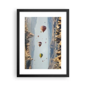 Plakát v černém rámu - Zde je možné vše - 30x40 cm