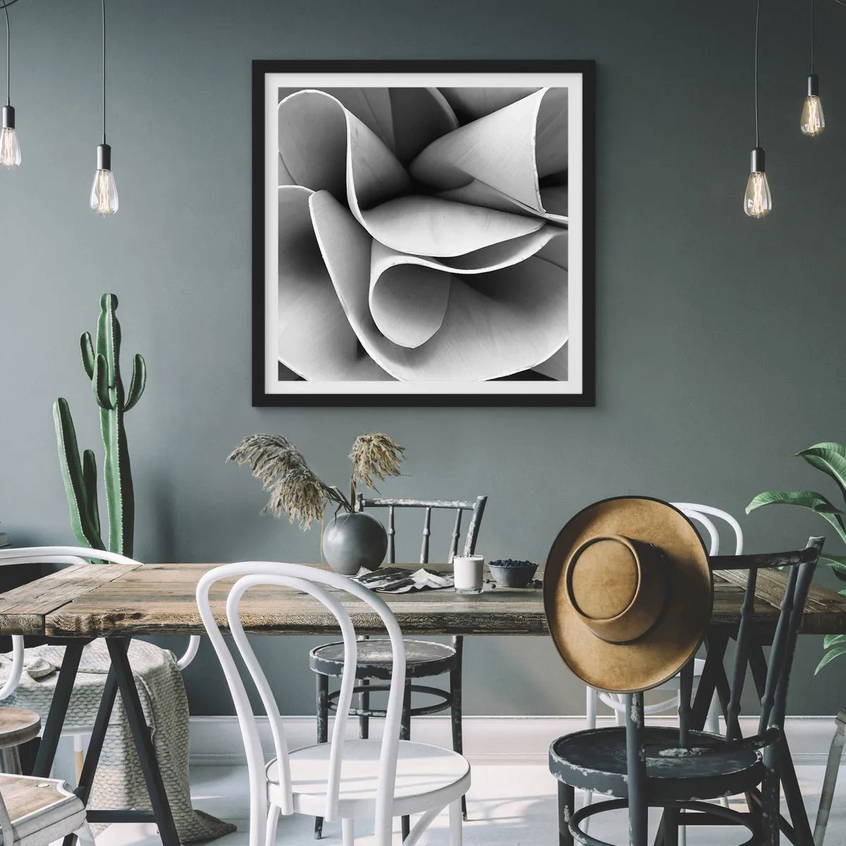 Plakát v černém rámu - Děje se ve vesmíru - 40x40 cm