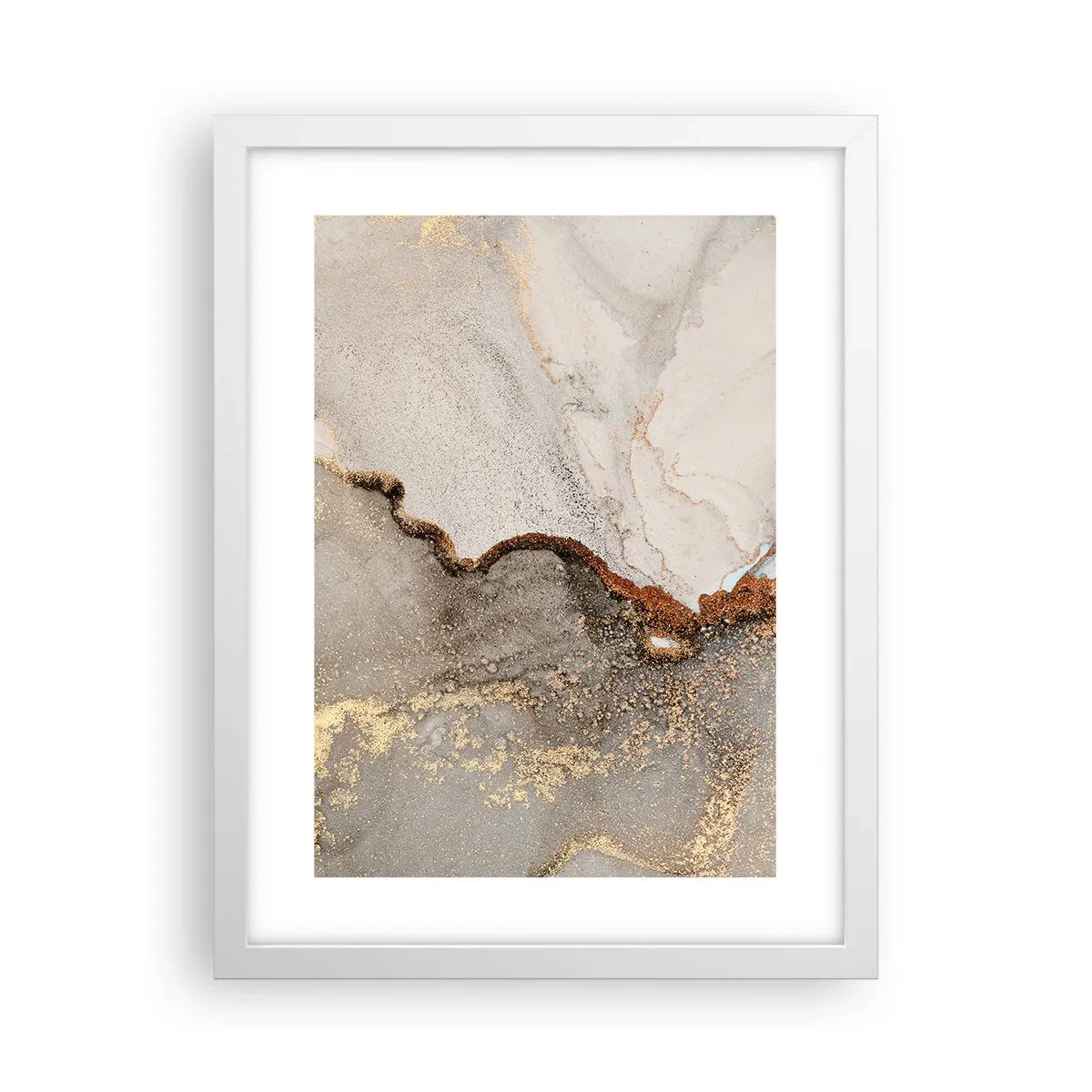Plakát v bílém rámu - Na hranici barev - 30x40 cm