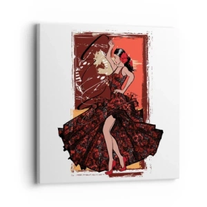 Obraz na plátně - V rytmu srdce - 30x30 cm