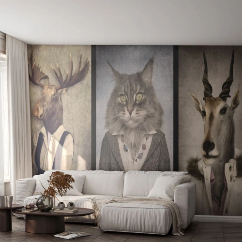 Fototapeta Samolepicí Deluxe Sticker - Kožichy znovu v módě - Abstrakce, Fantazie, Los - 450x315 cm