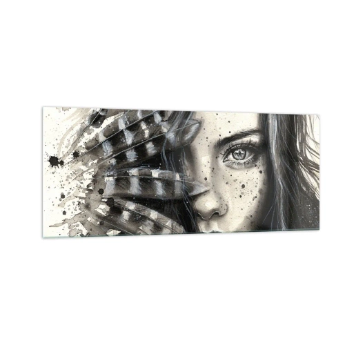 Obraz na skle - Divoká krása - 100x40 cm