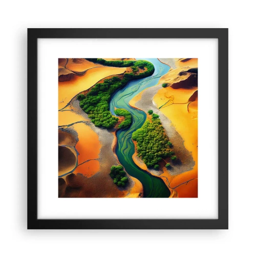 Plakát v černém rámu - Životodárná řeka - 30x30 cm