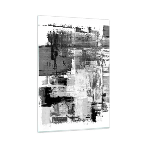 Obraz na skle - Šedé je krásné - 80x120 cm