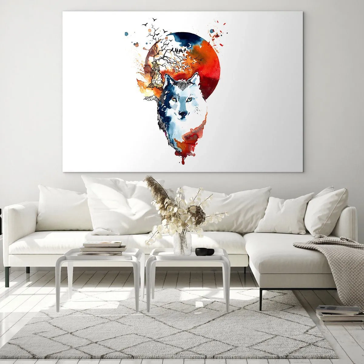 Obraz na skle - Nosem na skle - 120x80 cm