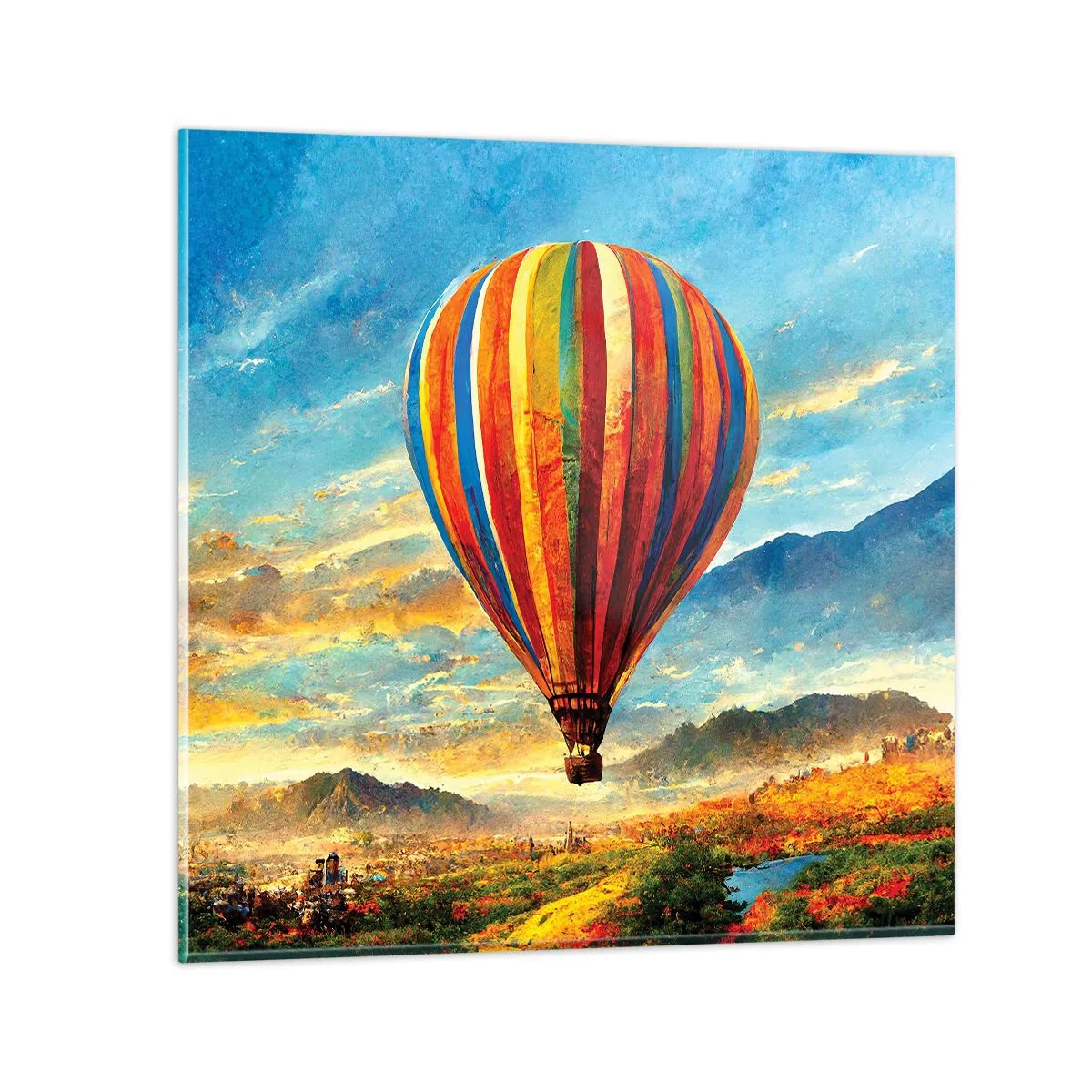 Obraz na skle - V tichu je toho vidět víc - 60x60 cm