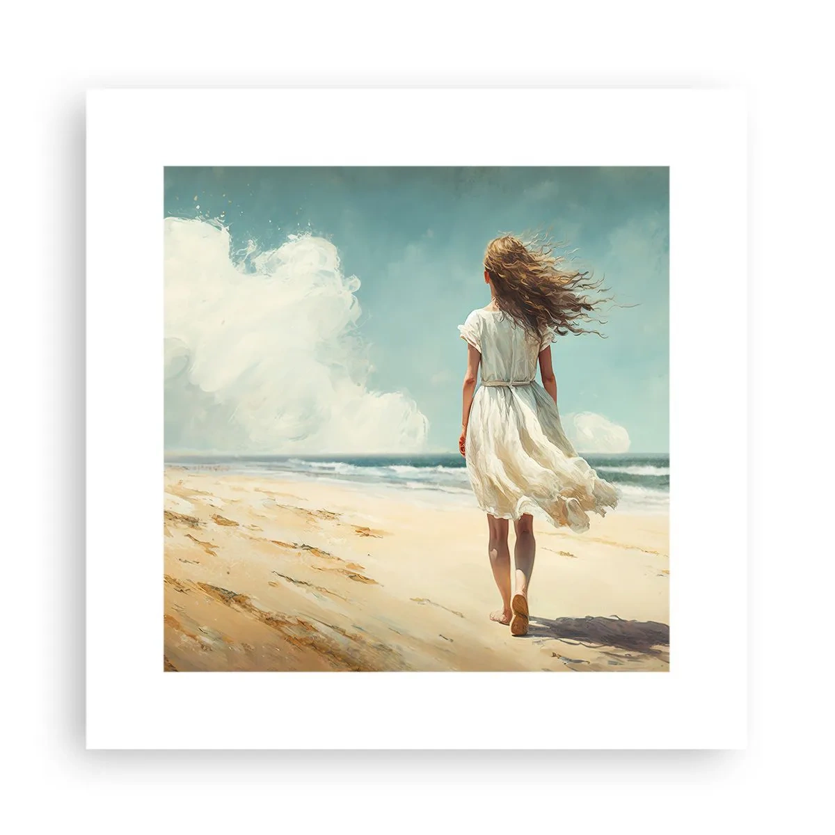 Plakát - Směrem k slunci a větru - 30x30 cm