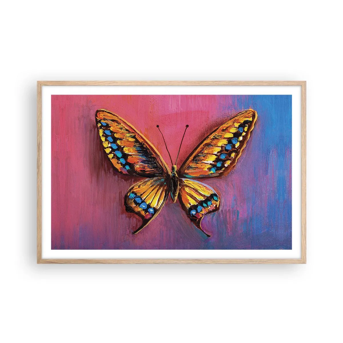 Plakát v rámu světlý dub - Klenot přírody - 91x61 cm