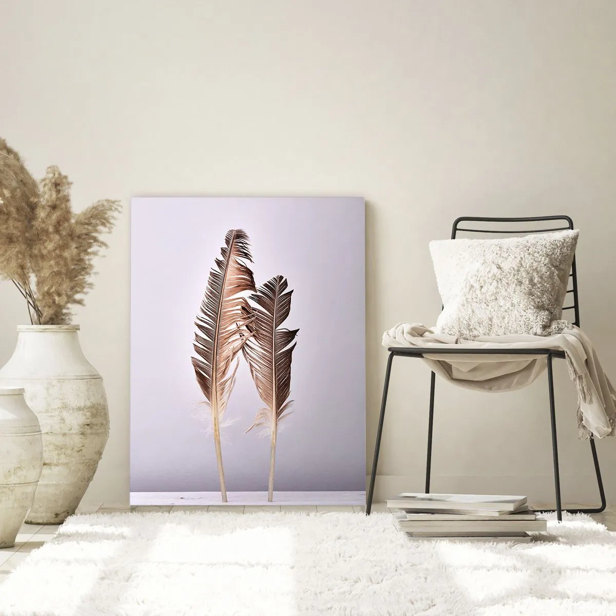 Obraz na skle - Proti nicotě - 70x100 cm