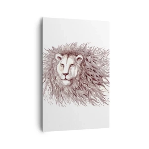 Obraz na plátně - Ohnivý vládce - 80x120 cm