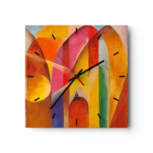 Nástěnné hodiny - Katedrála slunce - 40x40 cm
