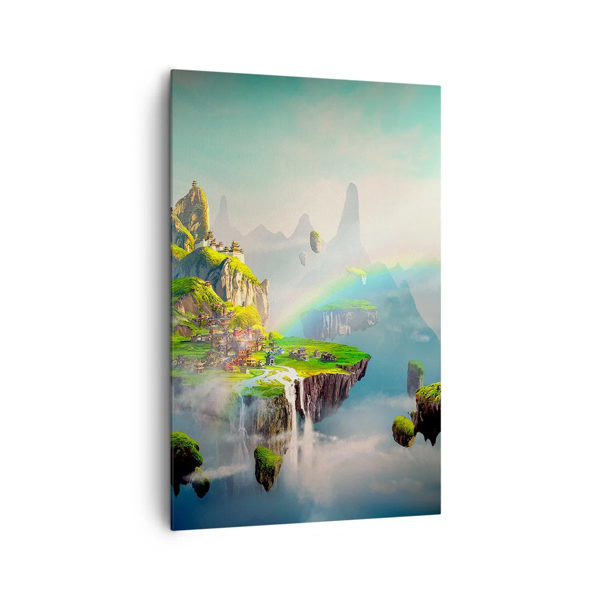 Obraz na plátně - Uprostřed nebe - šťastné ostrovy - 80x120 cm