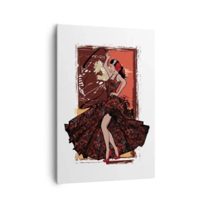 Obraz na plátně - V rytmu srdce - 70x100 cm