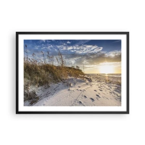 Plakát v černém rámu - Pozvánka na procházku - 70x50 cm