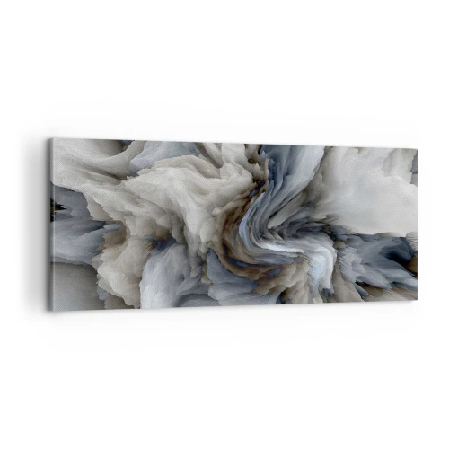 Obraz na plátně - Kámen a květ - 100x40 cm