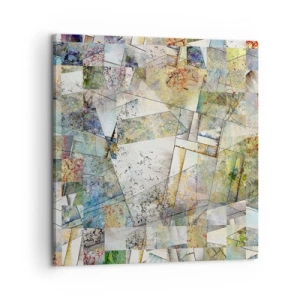 Obraz na plátně - Geometrické přeskupení - 60x60 cm