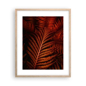 Plakát v rámu světlý dub - Žár života - 40x50 cm